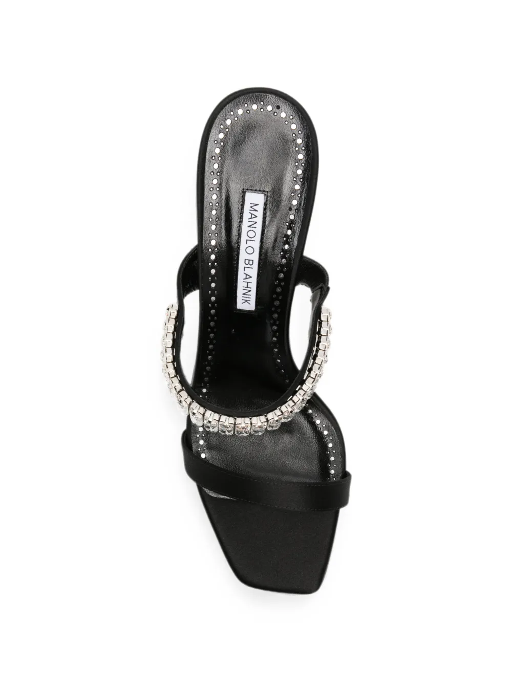 Manolo Blahnik Sakobay crystal-embellished sandals Zwart