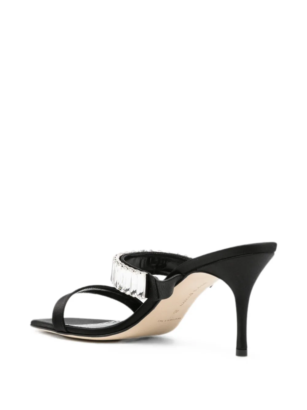 Manolo Blahnik Sakobay crystal-embellished sandals Zwart
