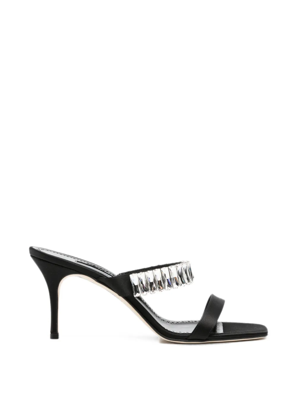 Manolo Blahnik Sakobay crystal-embellished sandals - Schwarz