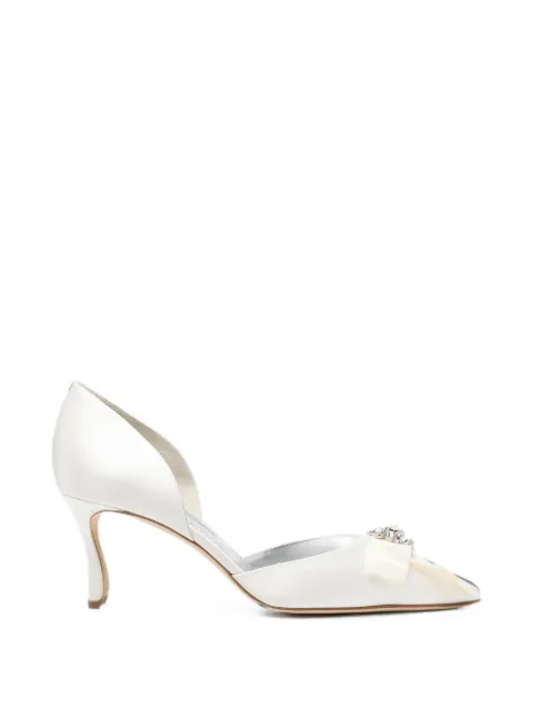 Manolo Blahnik Apidosa crystal-embellished pumps