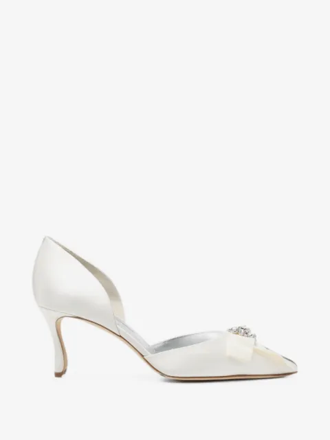 Manolo Blahnik Apidosa crystal-embellished pumps