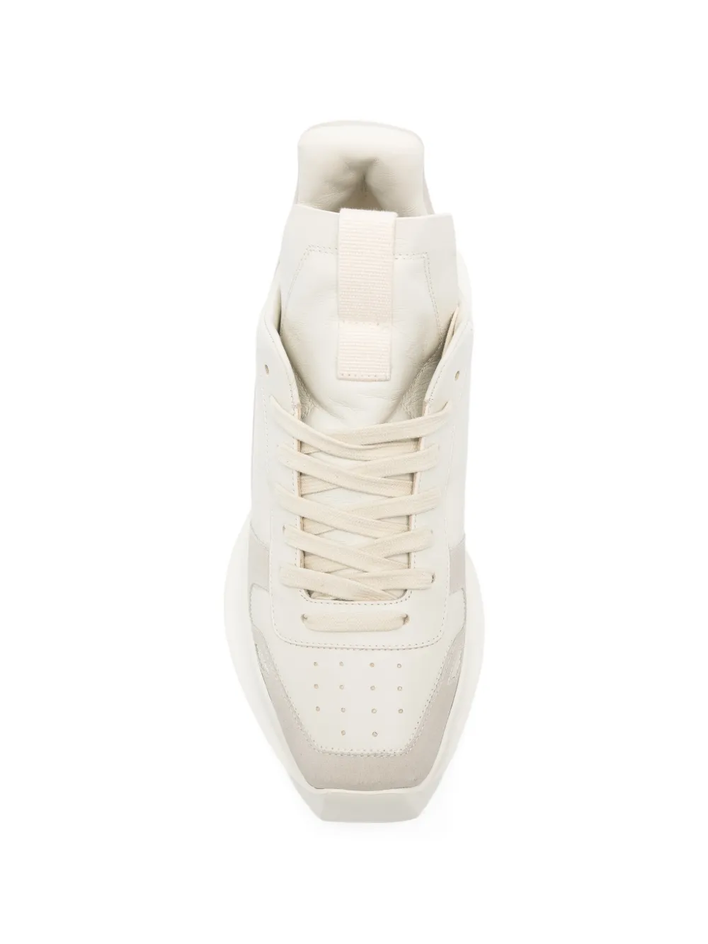 Rick Owens Geth Runner low-top lace-up sneakers Beige