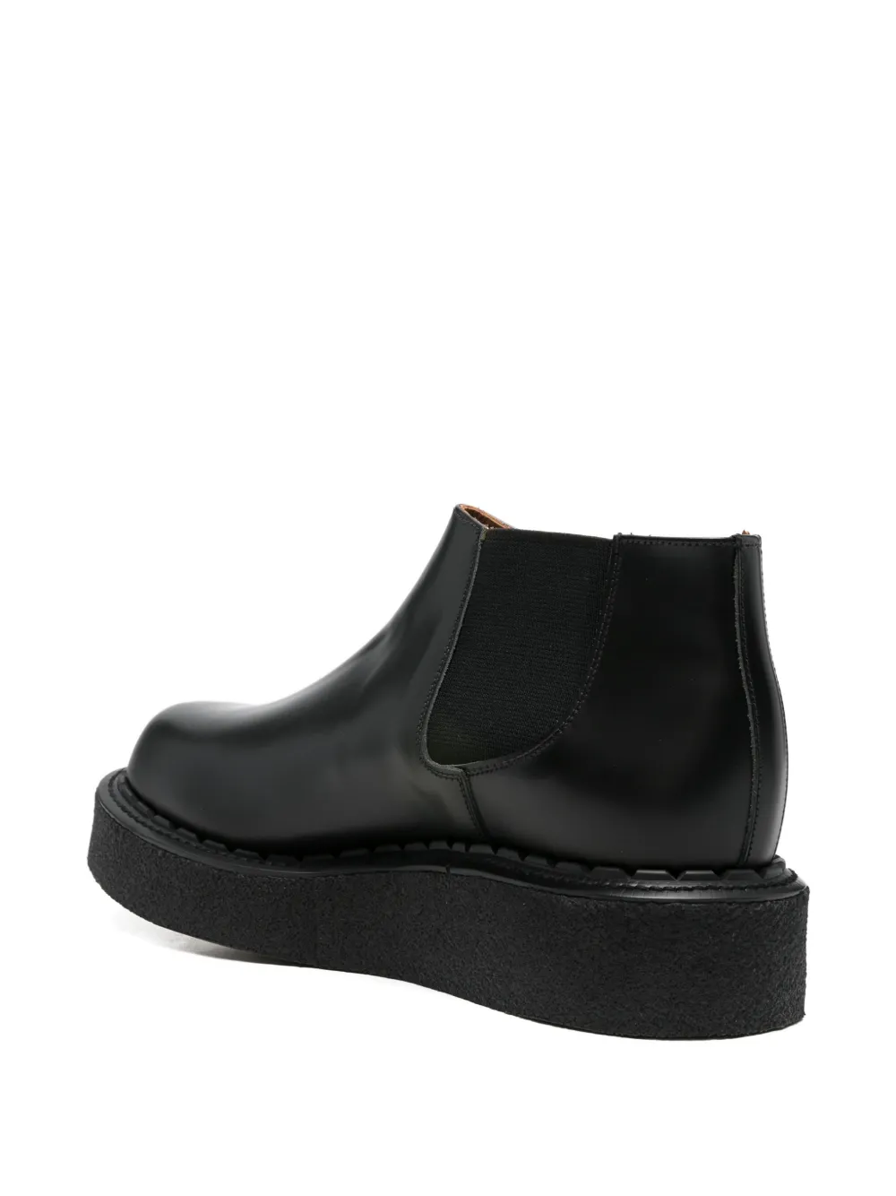 Comme des Garçons Homme Plus Chelsea laarzen met plateauzolen Zwart