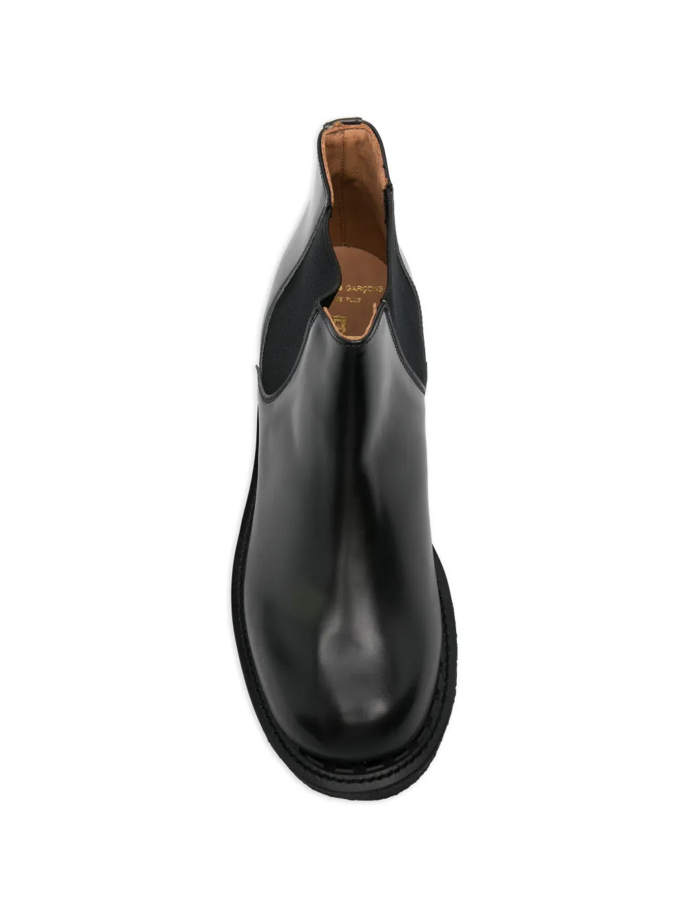 Comme des Garçons Homme Plus Chelsea laarzen met plateauzolen Zwart