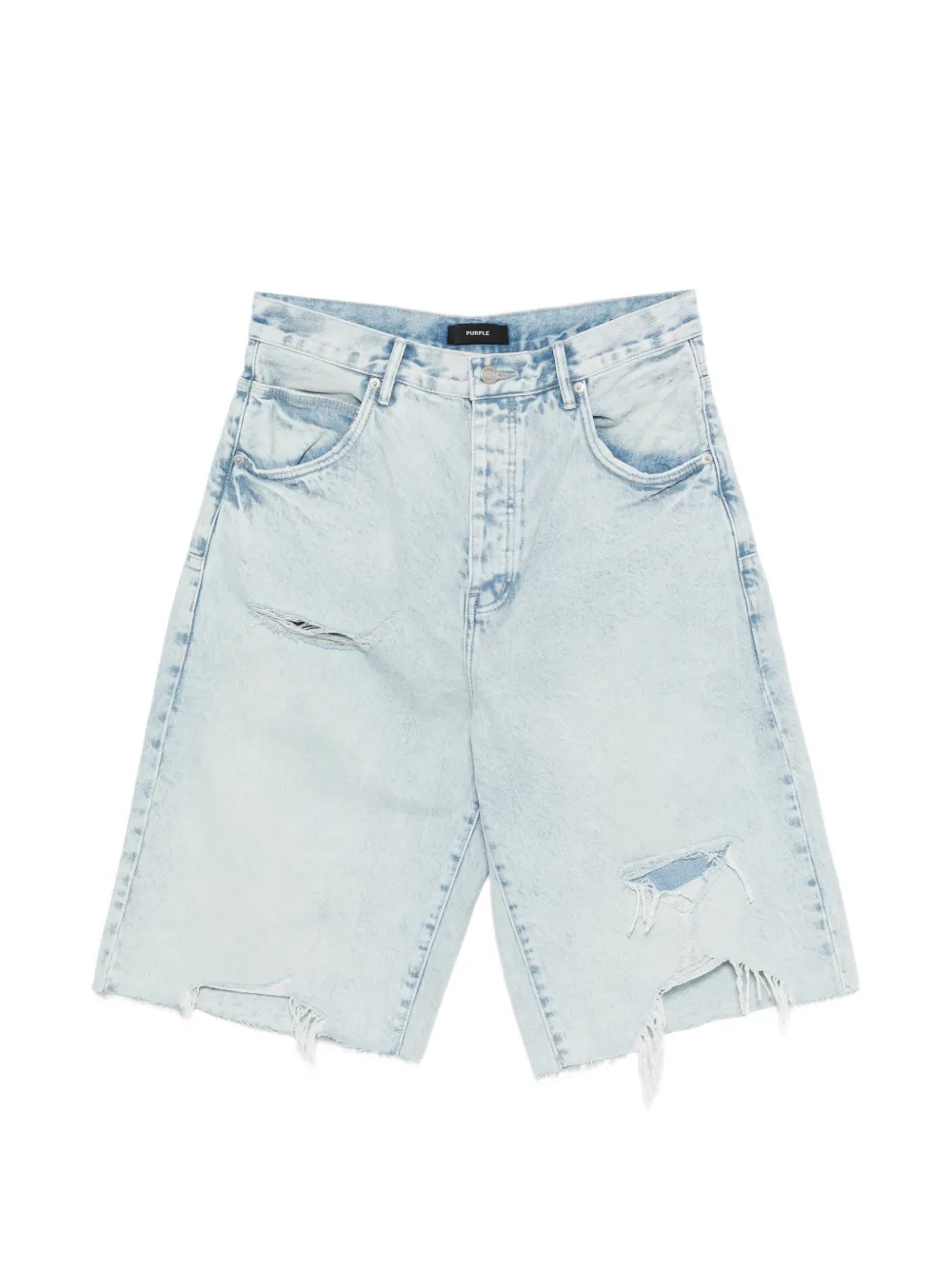 Purple Brand Blowout wide-leg shorts - Blau