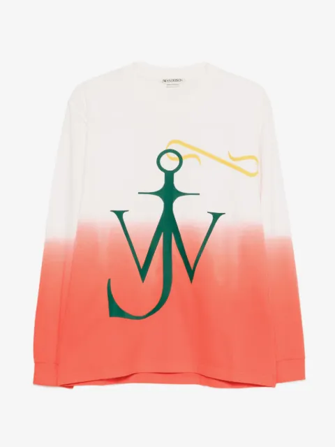 JW Anderson Dip Dye Anchor long-sleeve T-shirt