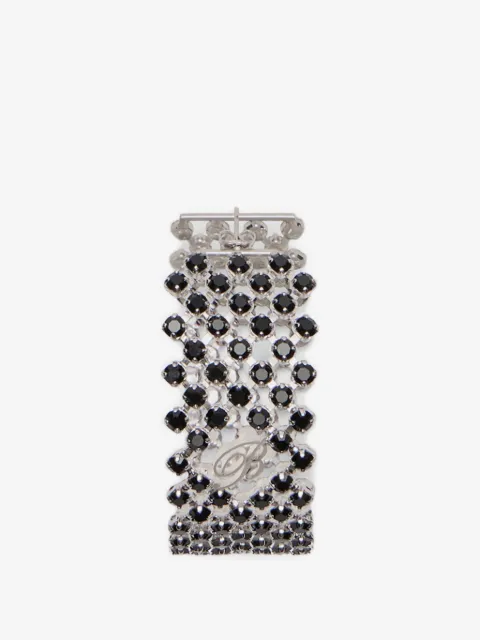 Blumarine aretes circulares de strass