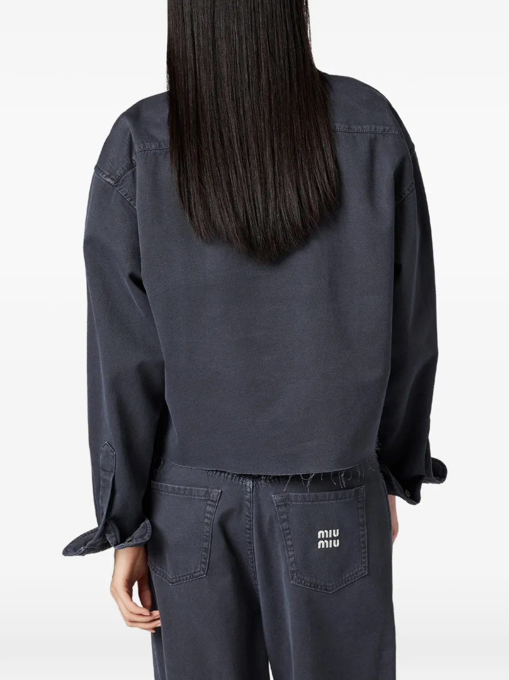 Miu Denim overhemd Grijs