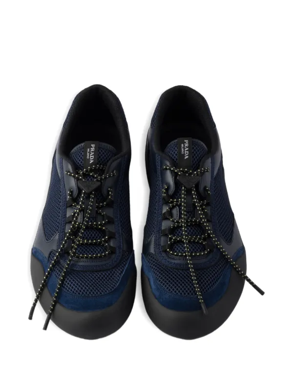 Prada Speedrock ジオメトリック スニーカー | ブルー | FARFETCH JP