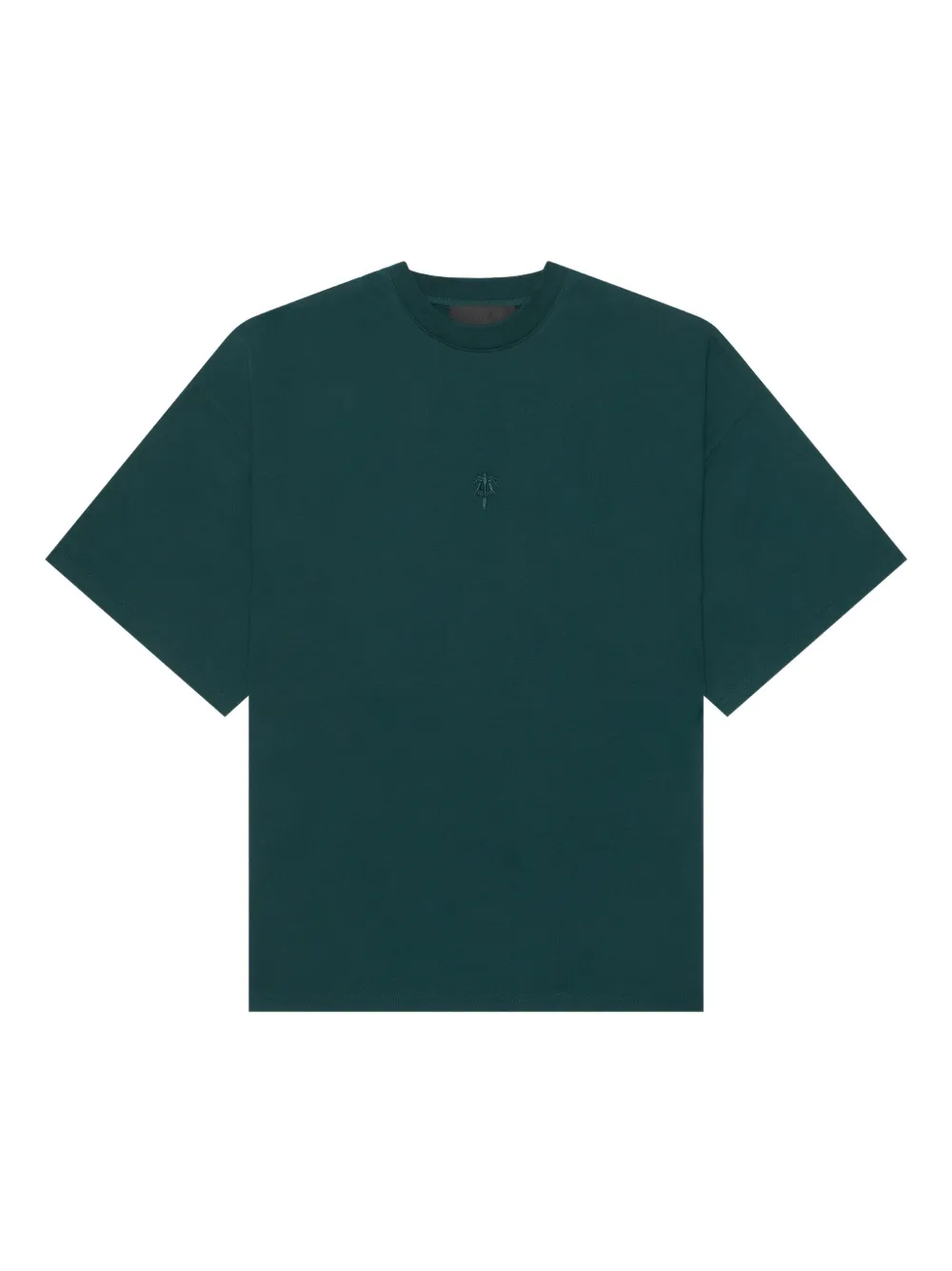 PLACE OF ËLMS logo-embroidery T-shirt · M