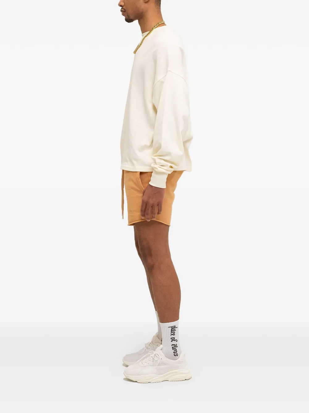  Place Of ëlms Monolink-jacquard T-shirt - Neutrals 
