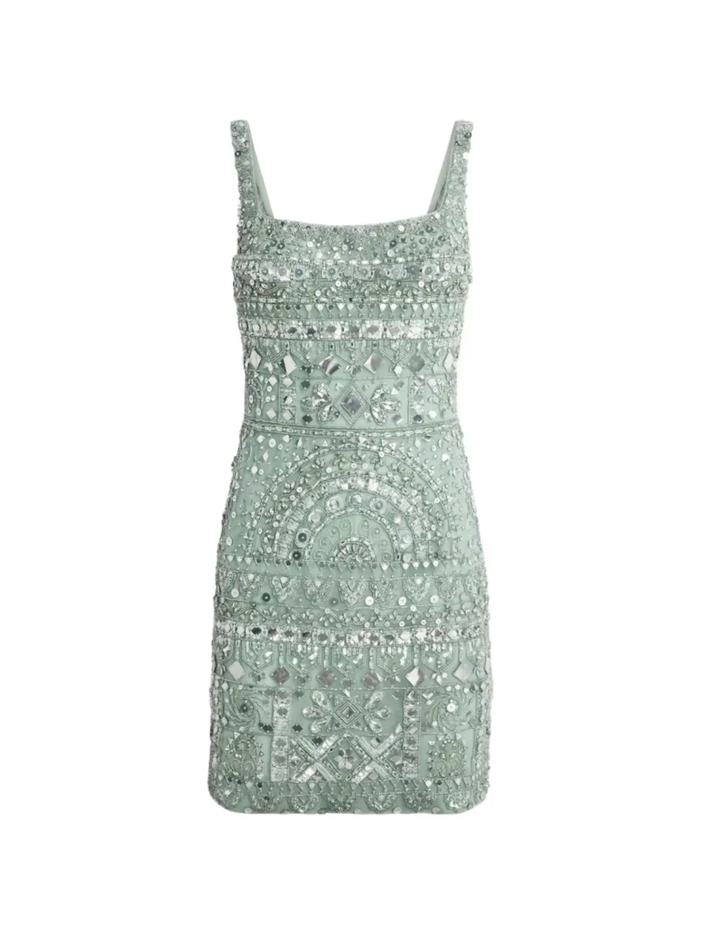 Zuhair Murad crystal-embellishment mini dress - Verde