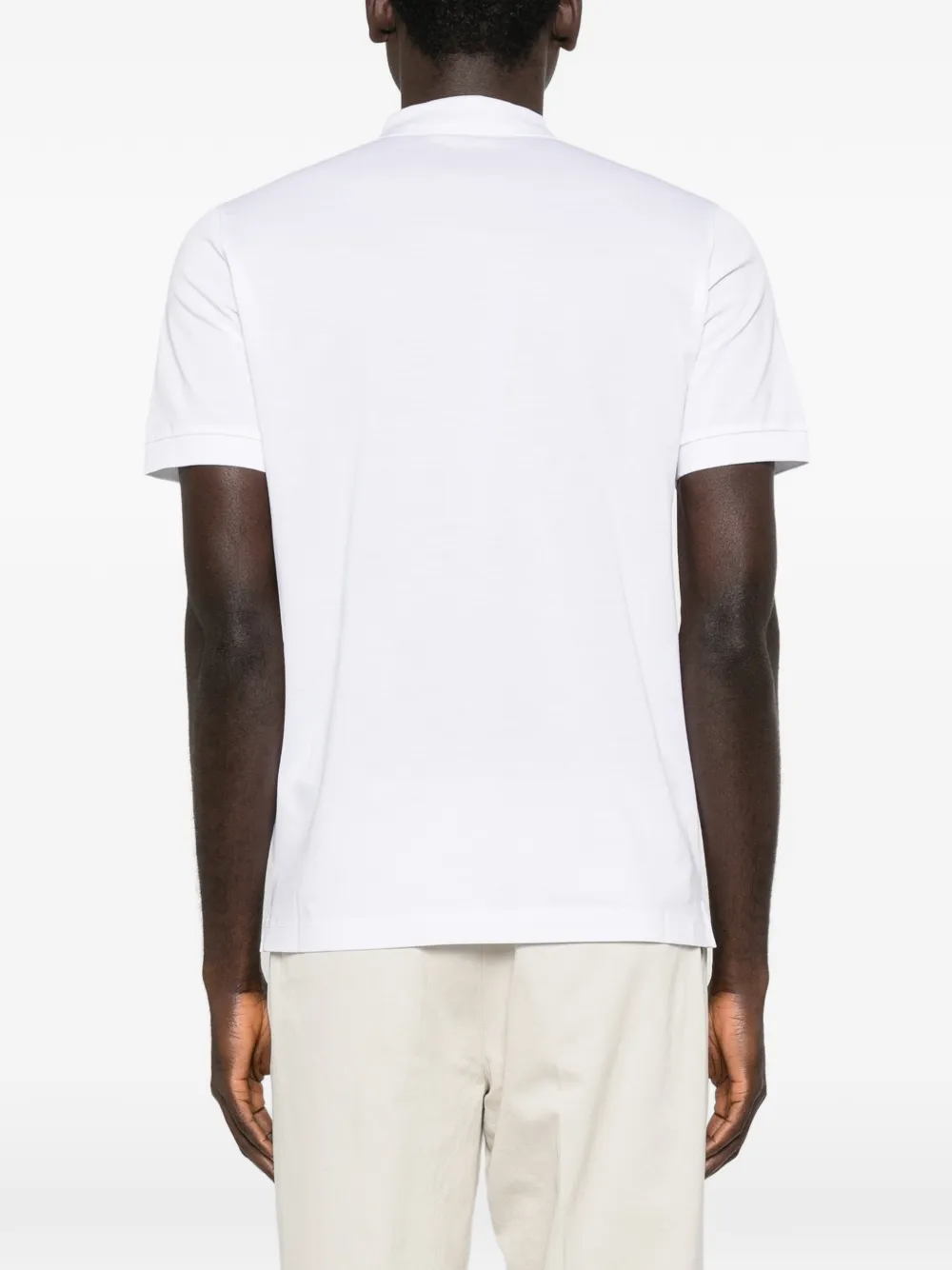 Prada Poloshirt met logo Wit