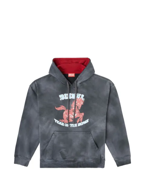 Diesel Cl-S-Boxt horse-graphic hoodie