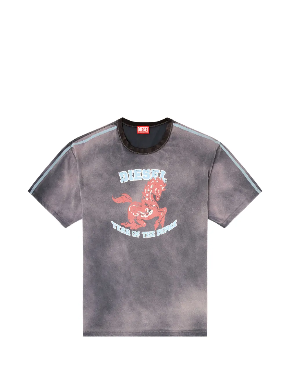 Diesel T-shirt con stampa - Grigio
