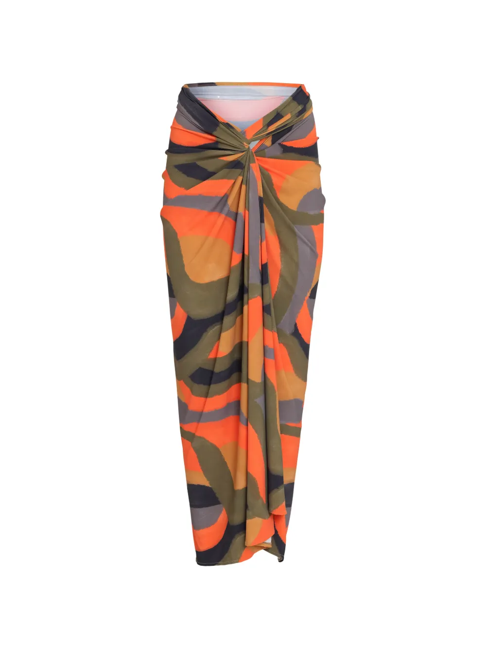 Lygia & Nanny Diana Pareo knot print - Arancione