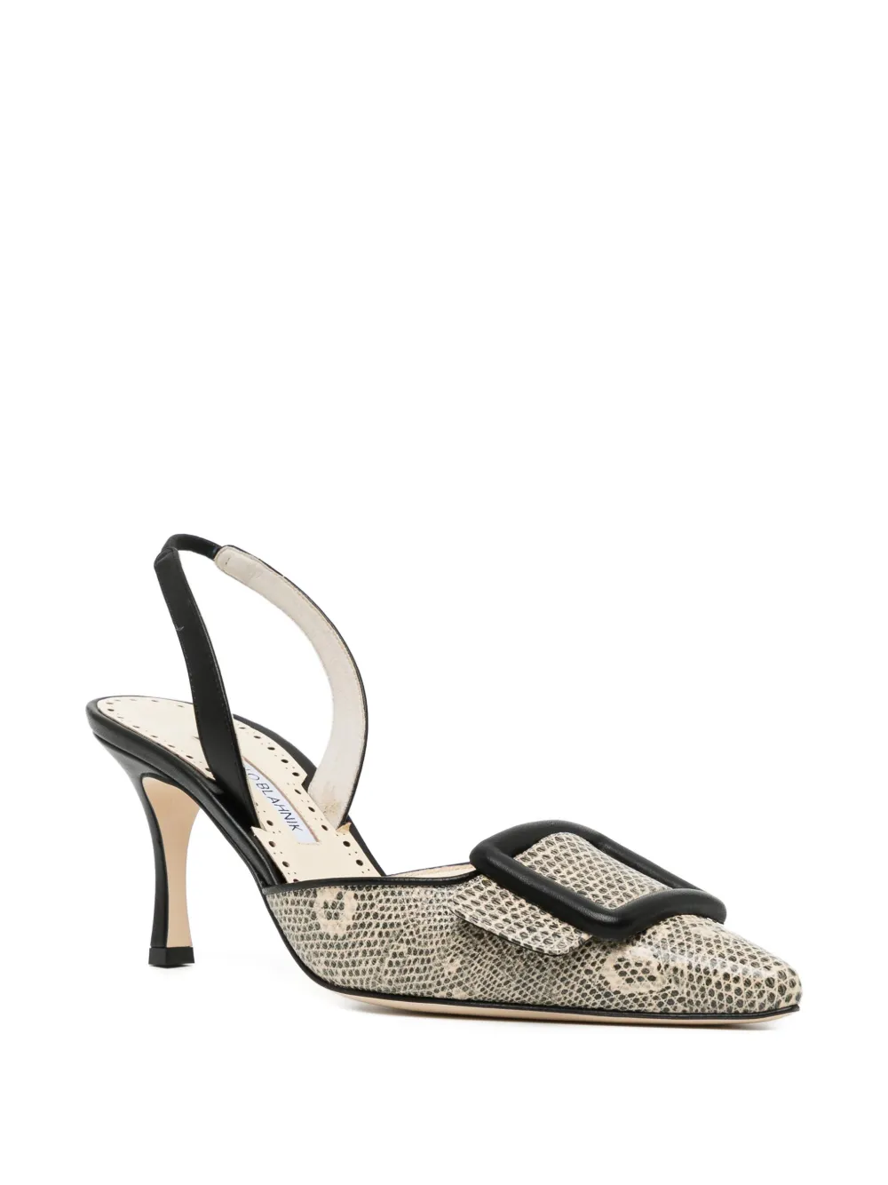 Manolo Blahnik 70 mm Mayslibi pumps Zwart