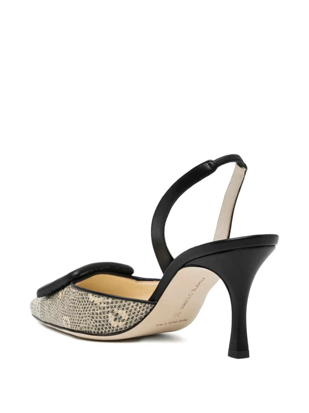 Manolo Blahnik 70 mm Mayslibi pumps Zwart