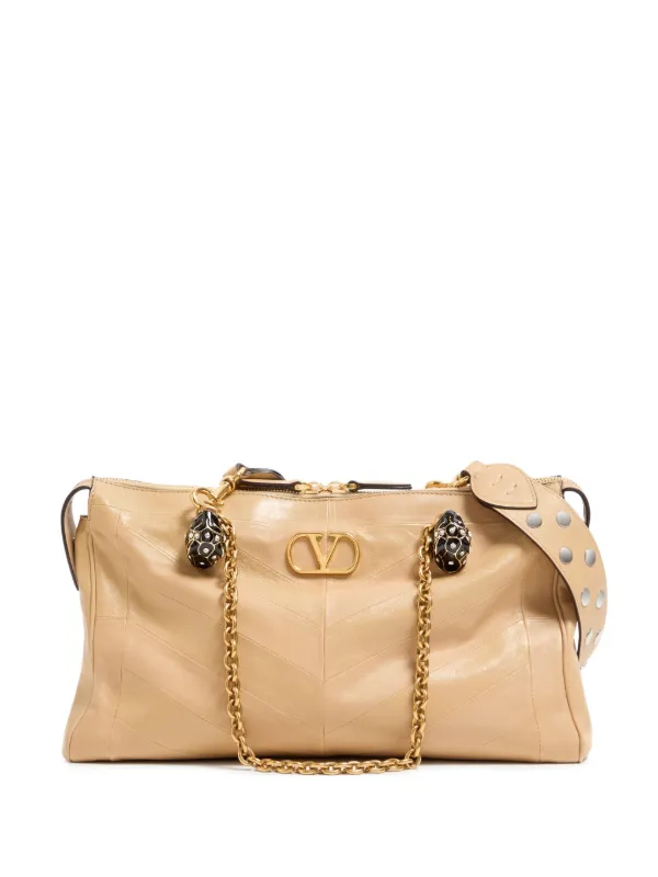 Valentino Garavani Panthea Shoulder Bag In Nappa Leather With