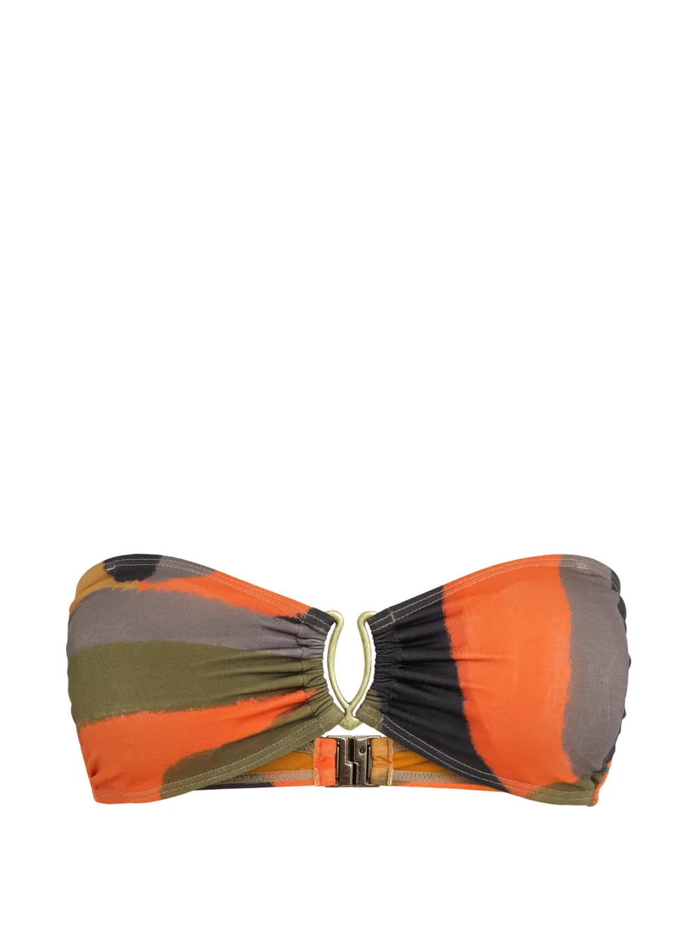 Lygia & Nanny ring detail swimsuit top - Arancione