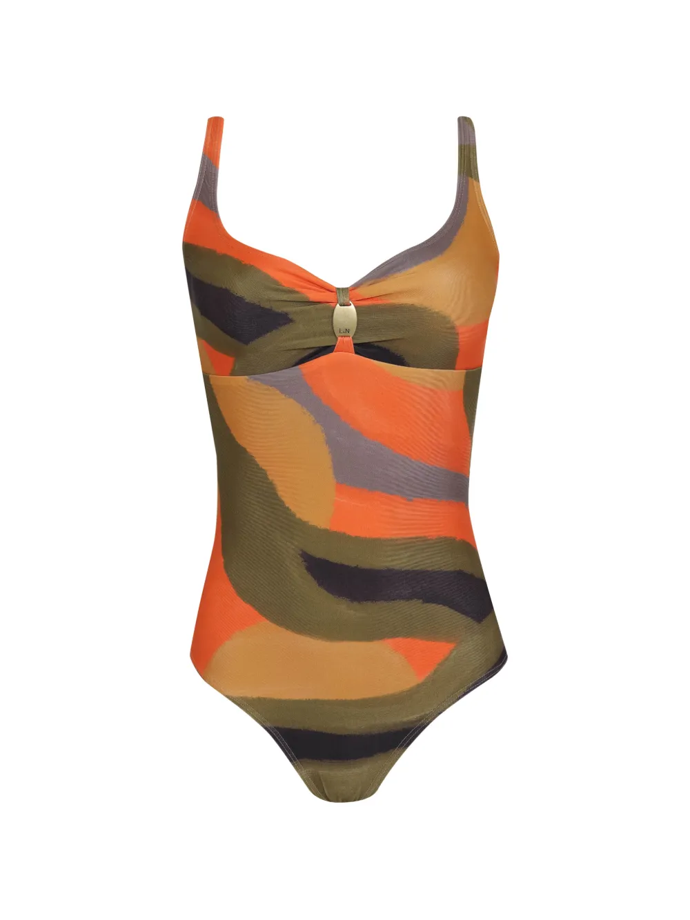 Lygia & Nanny twist front swimsuit - Orange