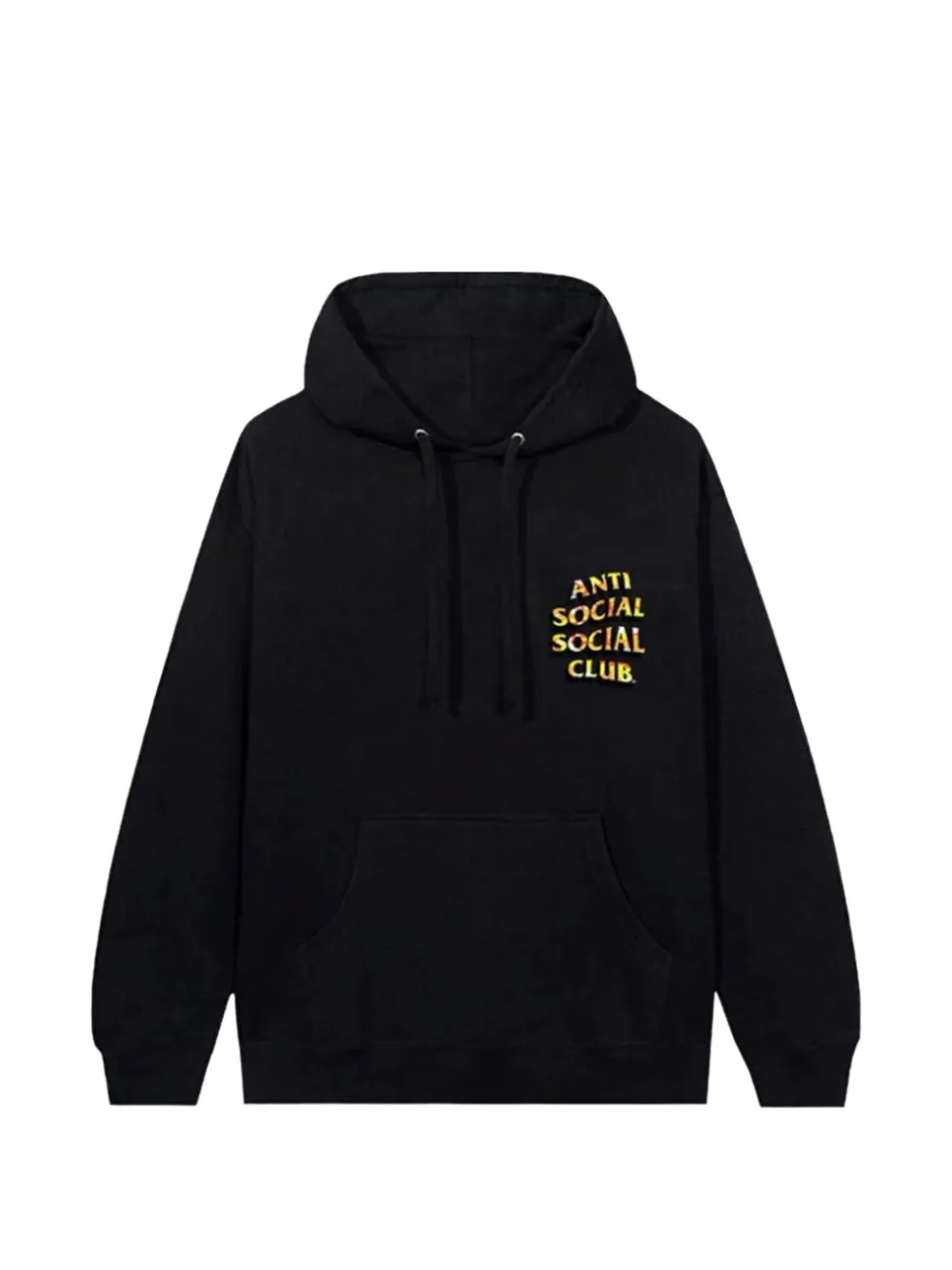 Anti Social Social Club Felpa Hidden Message 8.0 con cappuccio - Nero