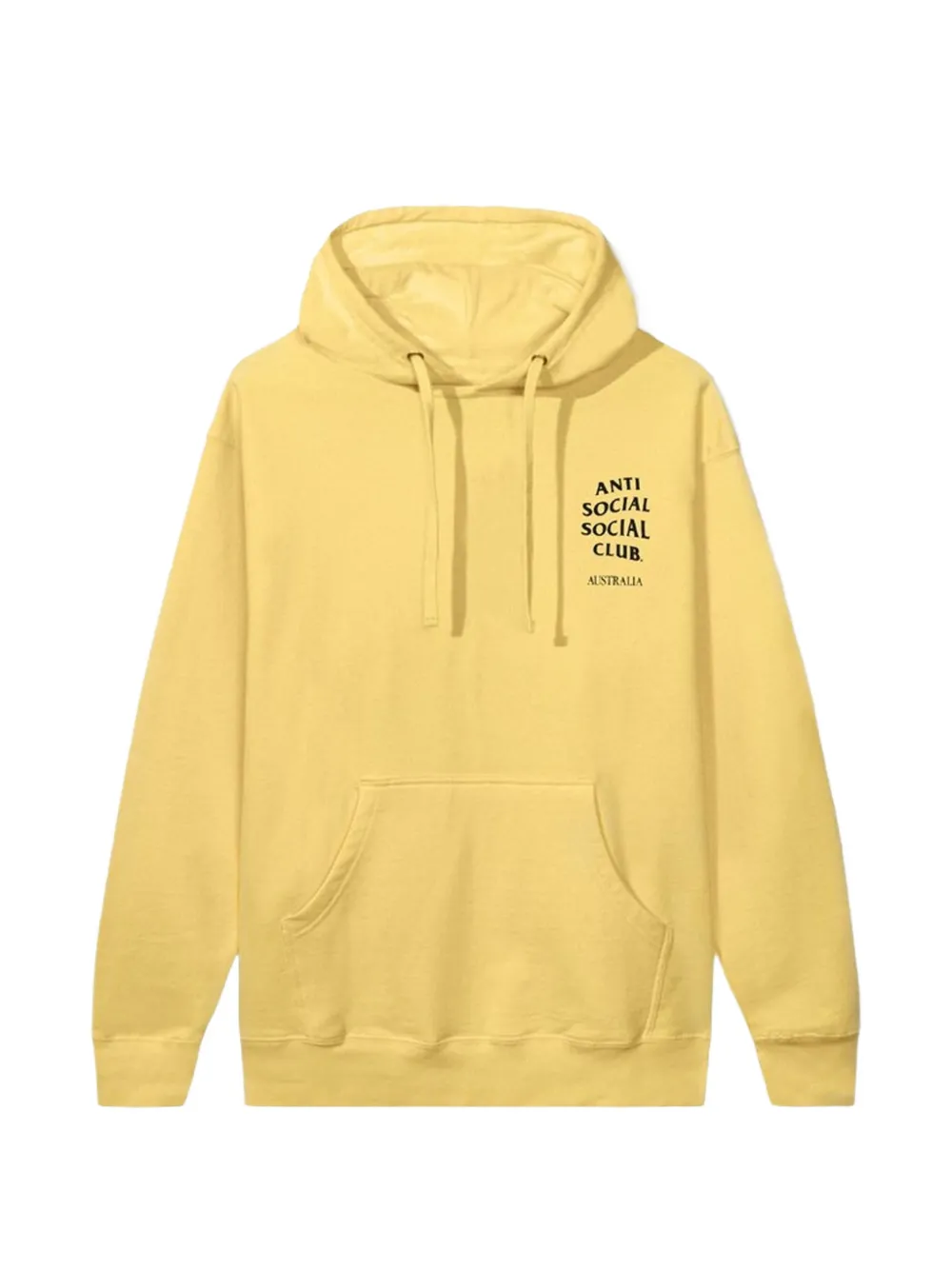Anti Social Social Club Felpa con cappuccio Australia - Giallo