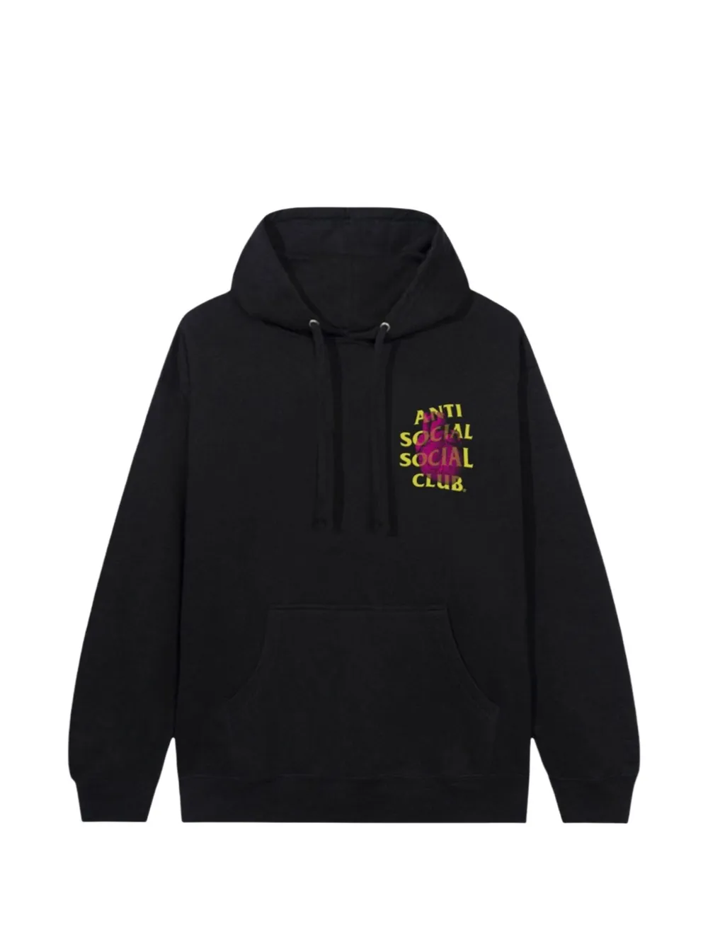 Anti Social Social Club Felpa Pulse Check con cappuccio - Nero