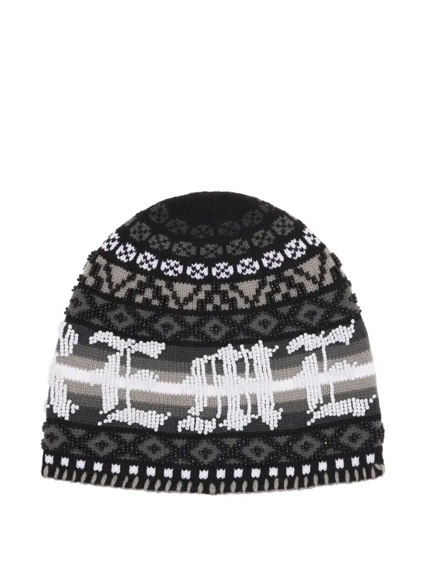 Supreme Beaded Beanie Hat | Black | FARFETCH PL