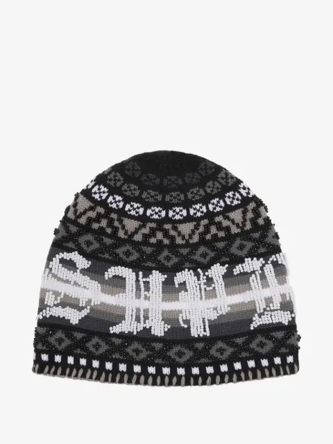 Supreme beaded beanie hat