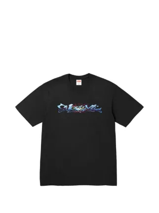 Supreme ロゴ Tシャツ | ブラック | FARFETCH JP