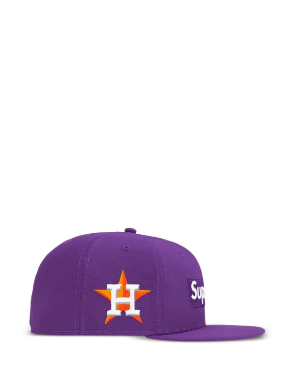 Supreme MLB Teams Box Logo Cap | Purple | FARFETCH