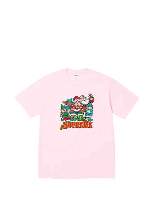 Supreme プリント Tシャツ | ピンク | FARFETCH JP