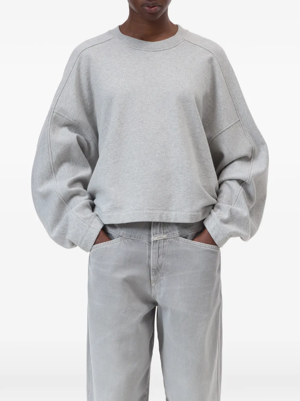  Closed Gathered Sweatshirt - Grey 