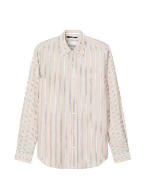 Closed striped shirt