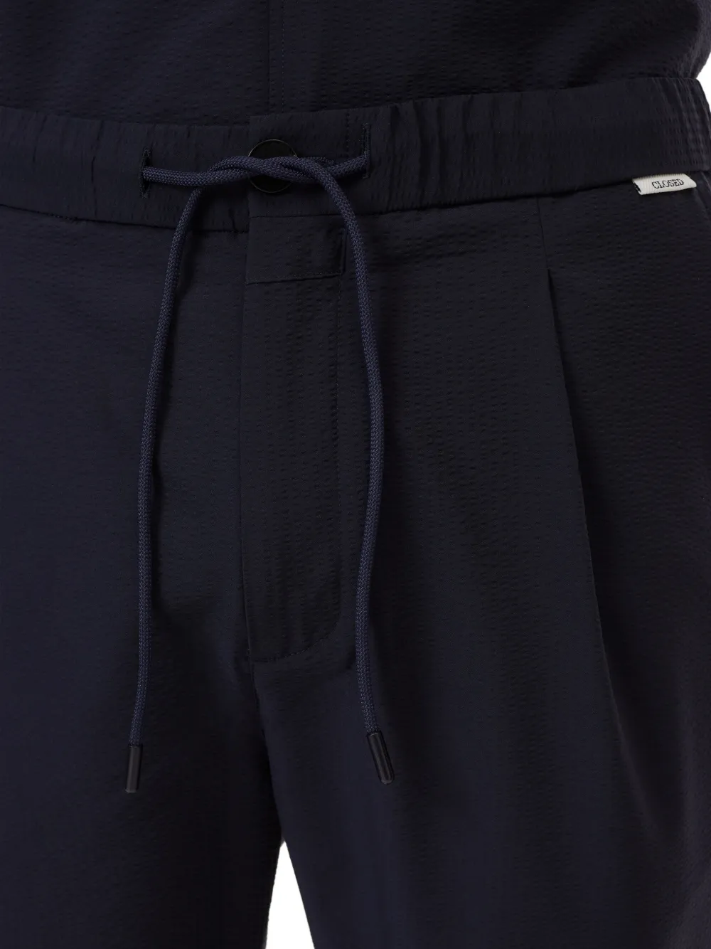 Closed Vigo broek met toelopende pijpen Blauw