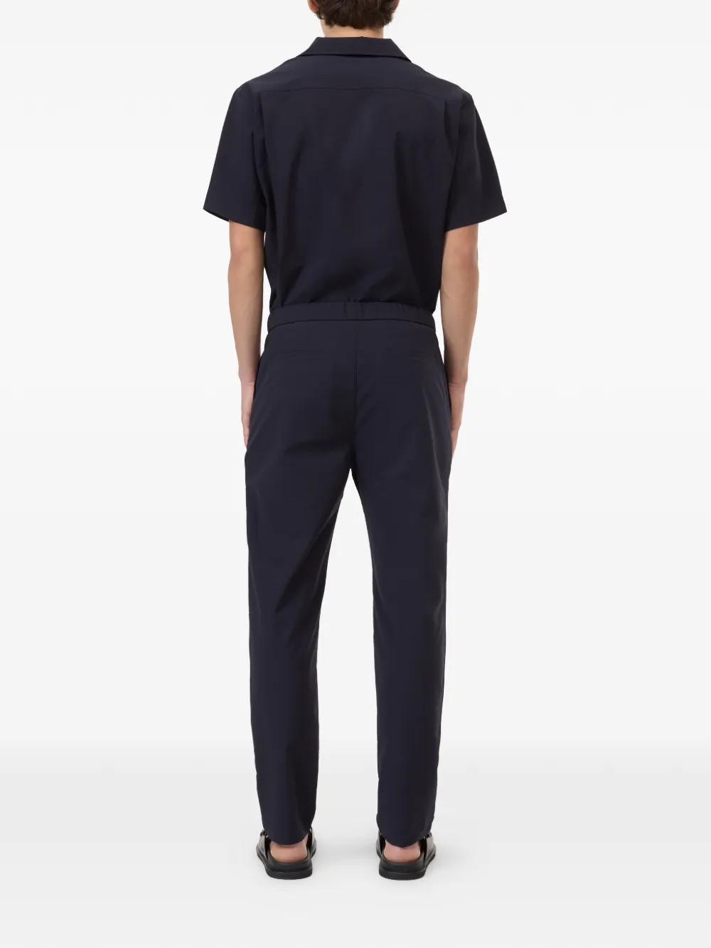 Closed Vigo broek met toelopende pijpen Blauw