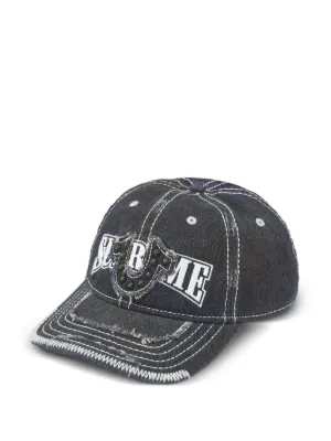Supreme bandana-jacquard Denim Cap | Black | FARFETCH