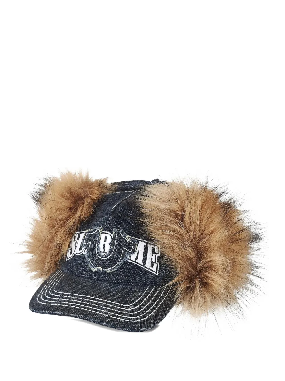 Supreme x True Religion® ear flap cap - Blu