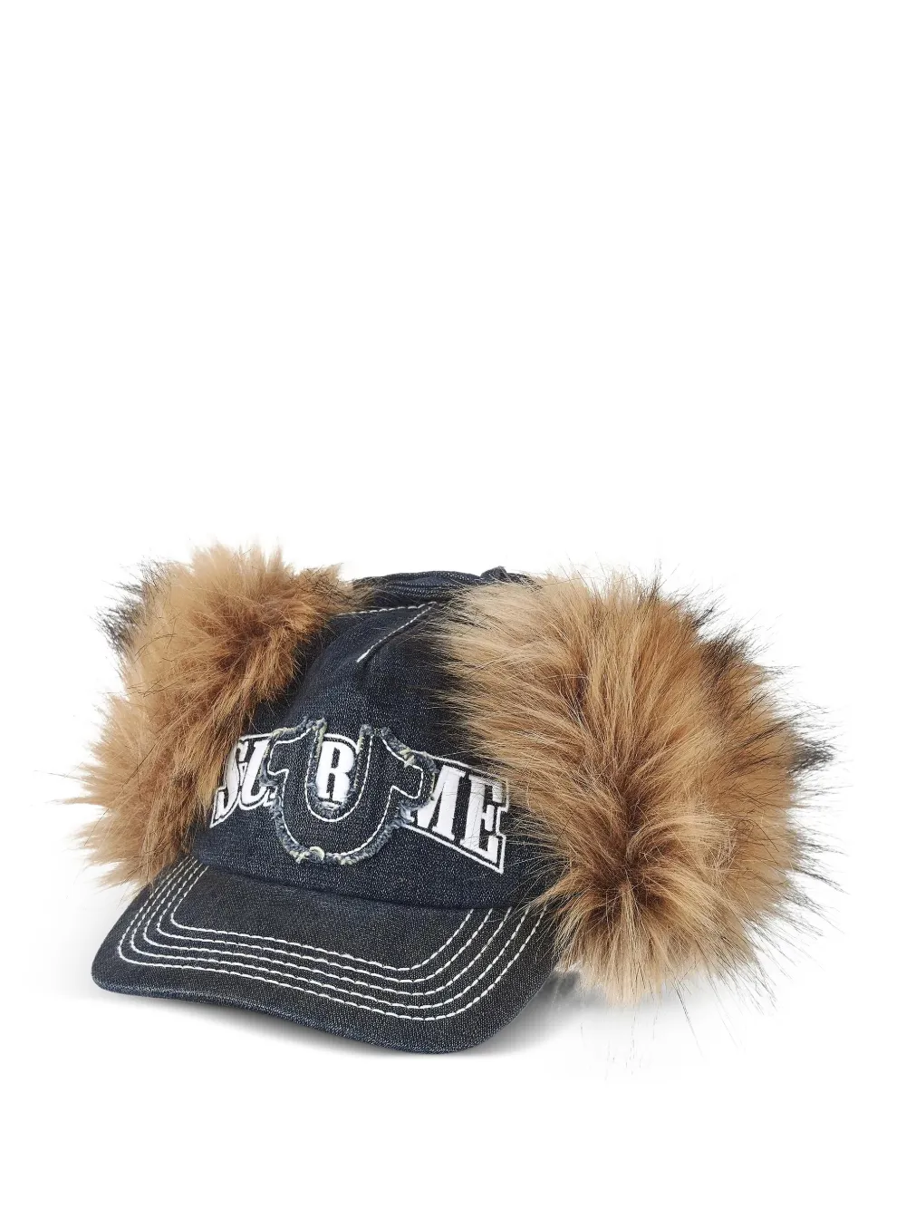 Supreme x True Religion® ear flap cap - Blu
