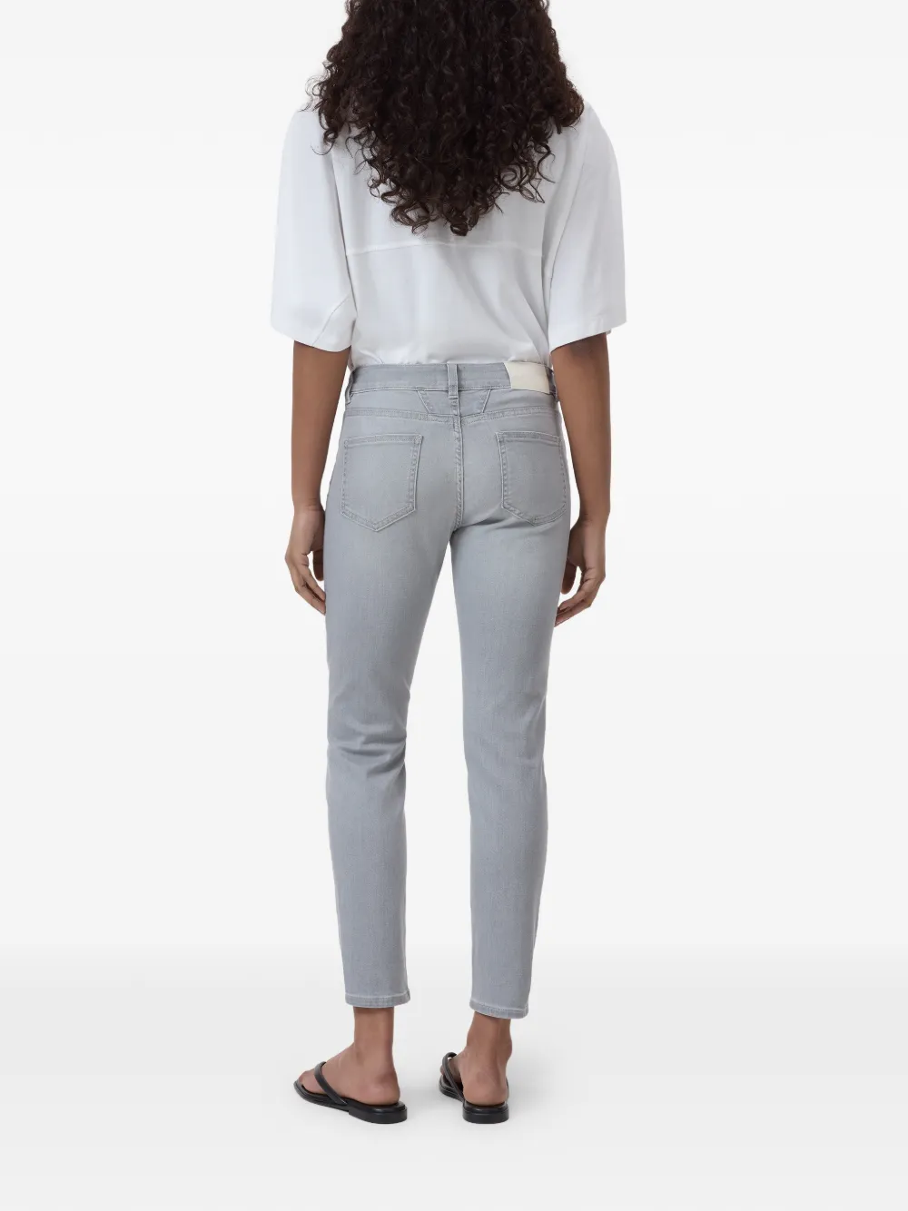  Closed Vaqueros Skinny Capri - Gris 