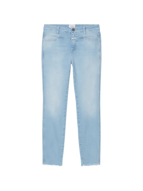 Closed Skinny Pusher frayed-hem jeans