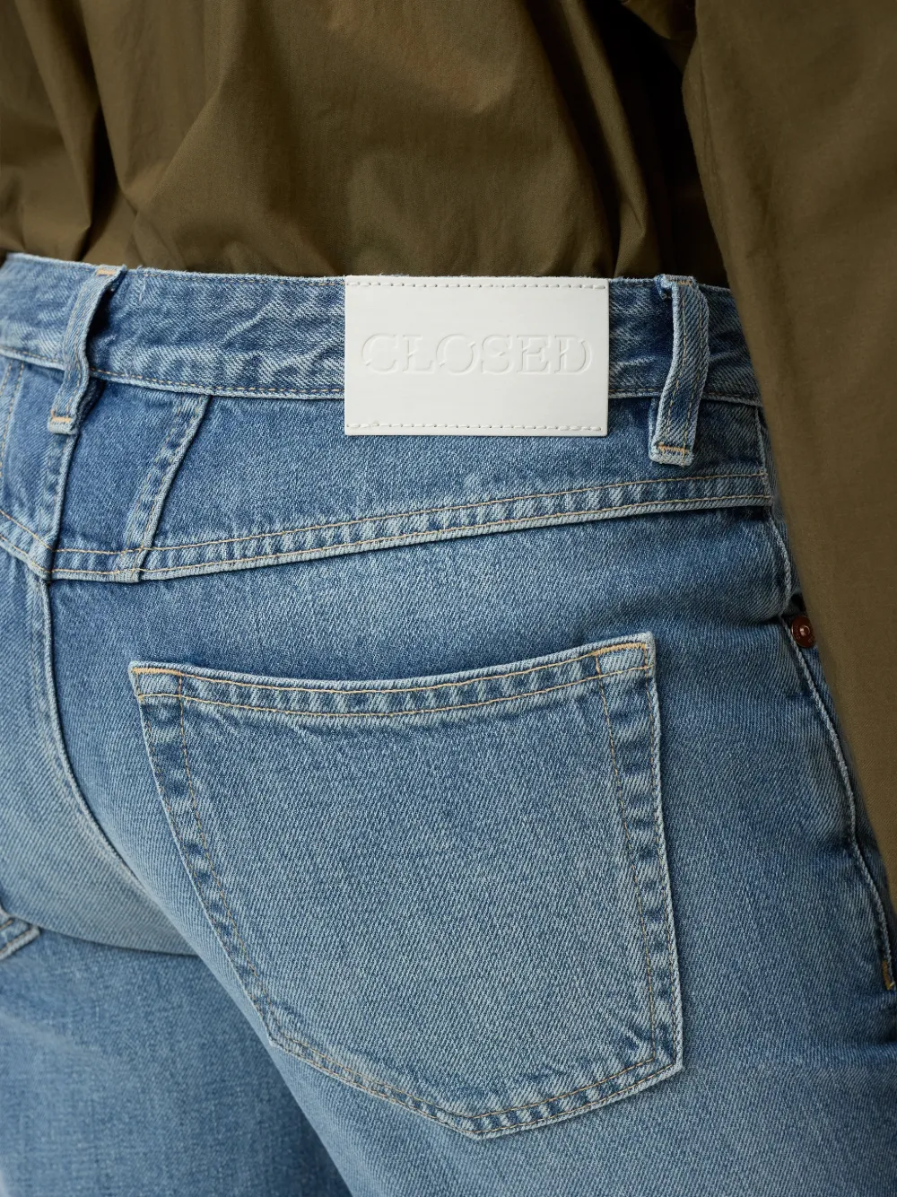 Closed Gillan jeans met vijf zakken Blauw