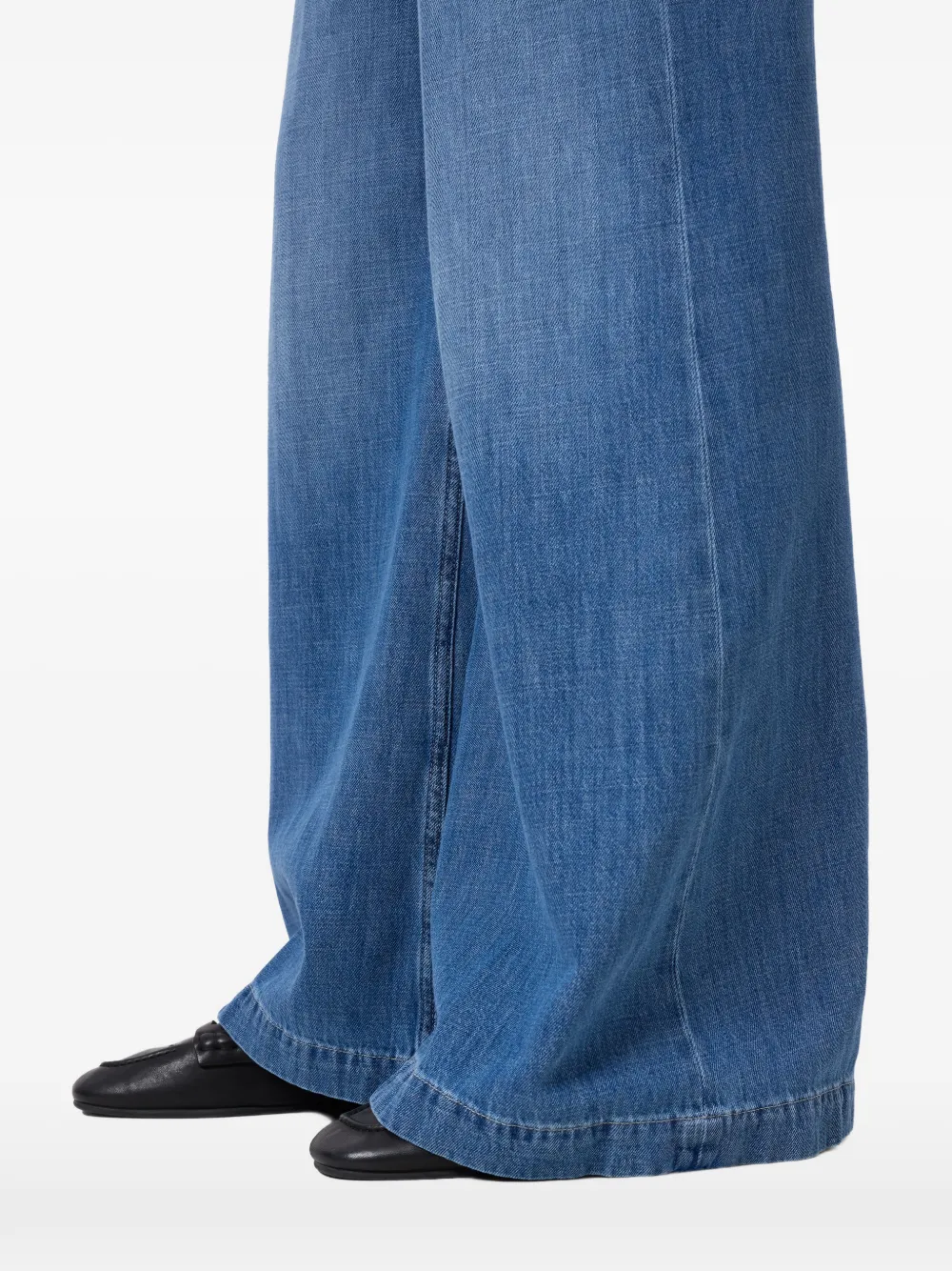 Closed Glow Up jeans met wijde pijpen Blauw