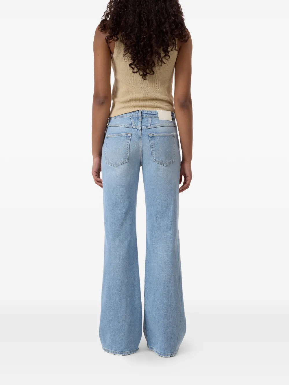 Closed Gillan jeans met franje Blauw