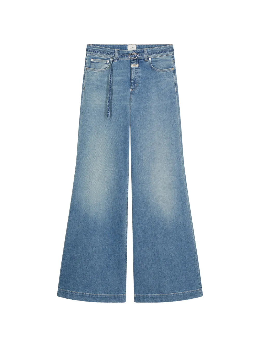 Closed Jeans Glow Up con cintura - Blu