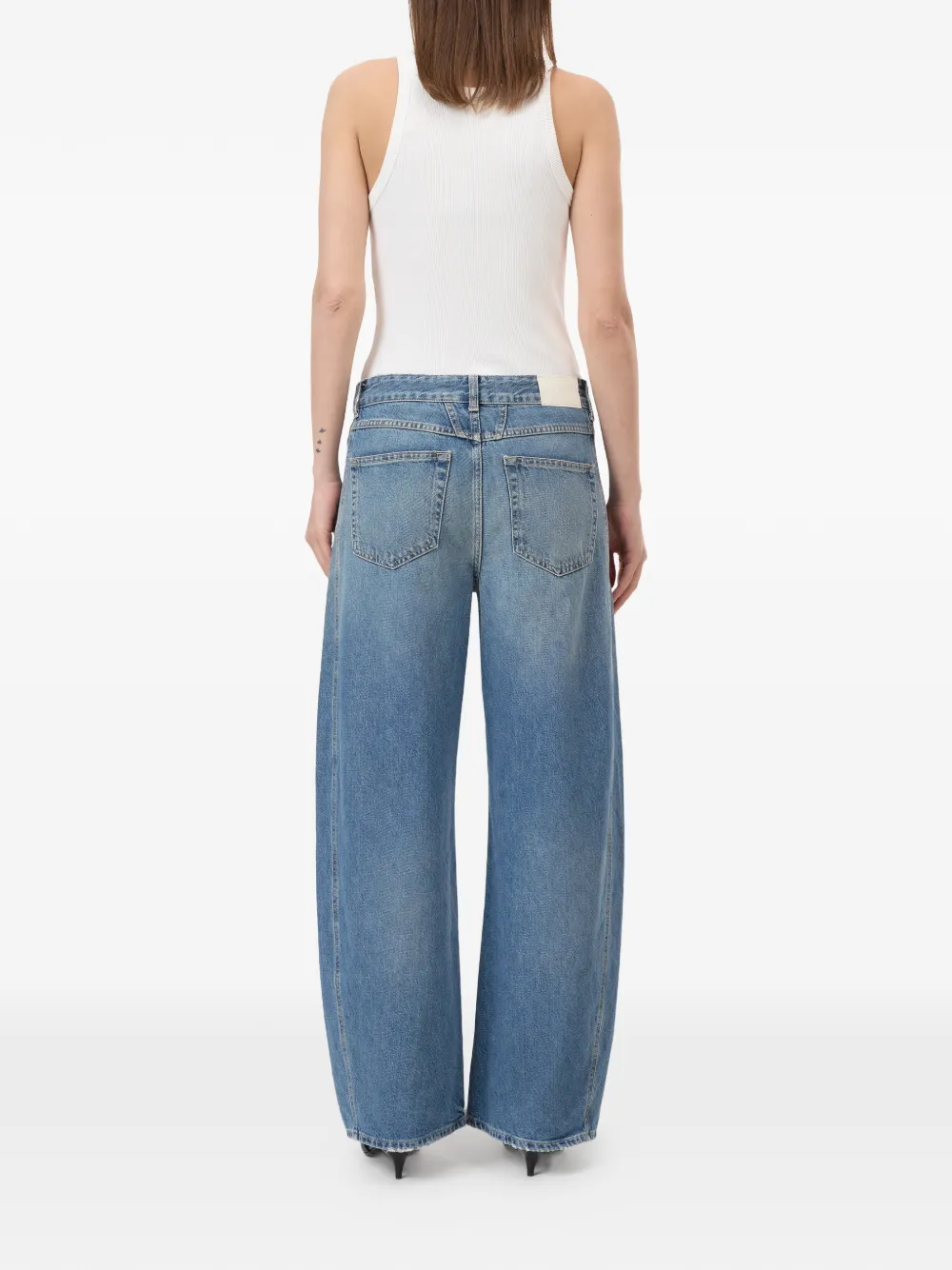  Closed Jeans Con Effetto Vissuto - Blu 