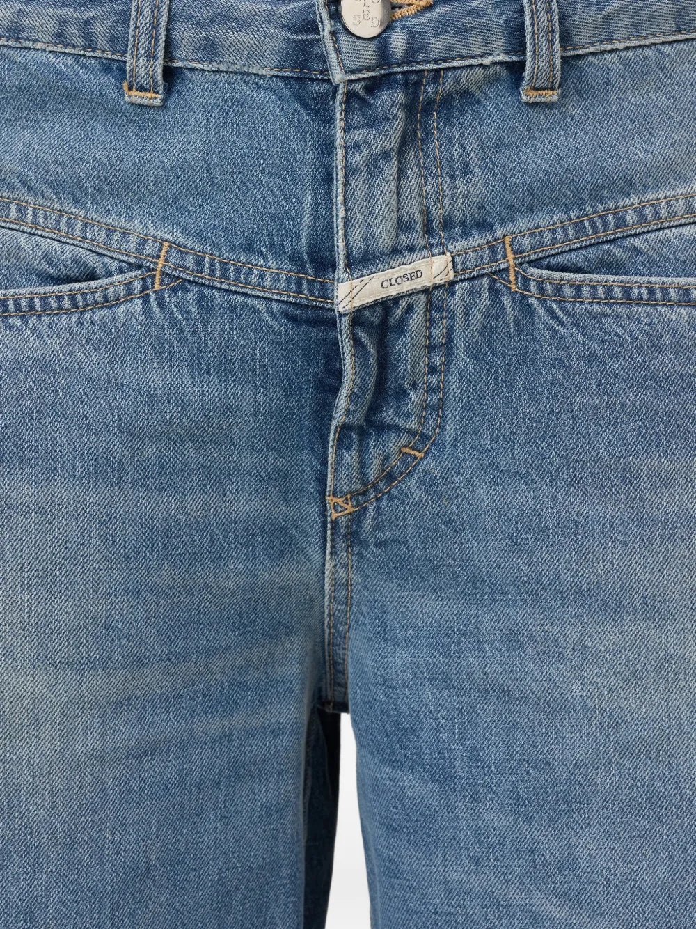 Closed Gerafelde Tori-X jeans Blauw