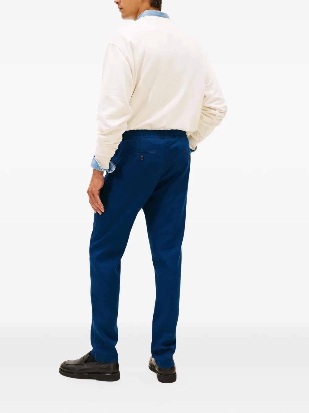 Tommy Hilfiger Harlem broek met trekkoord Blauw