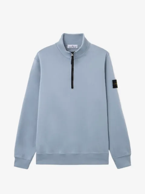 Stone Island 6100070 organic cotton fleece sweatshirt